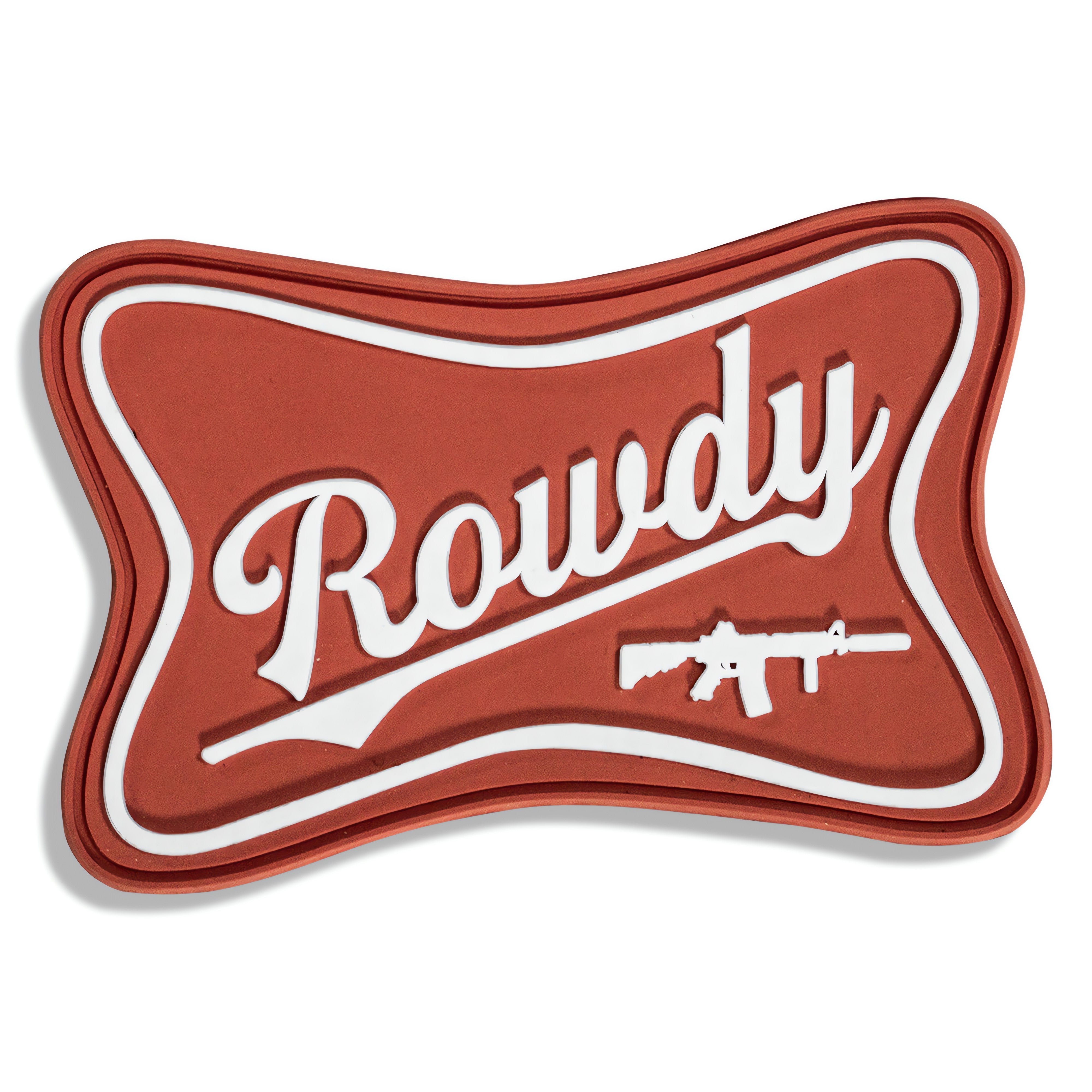 Rowdy PVC Velcro Patch - DIRTY COWBOY MFG