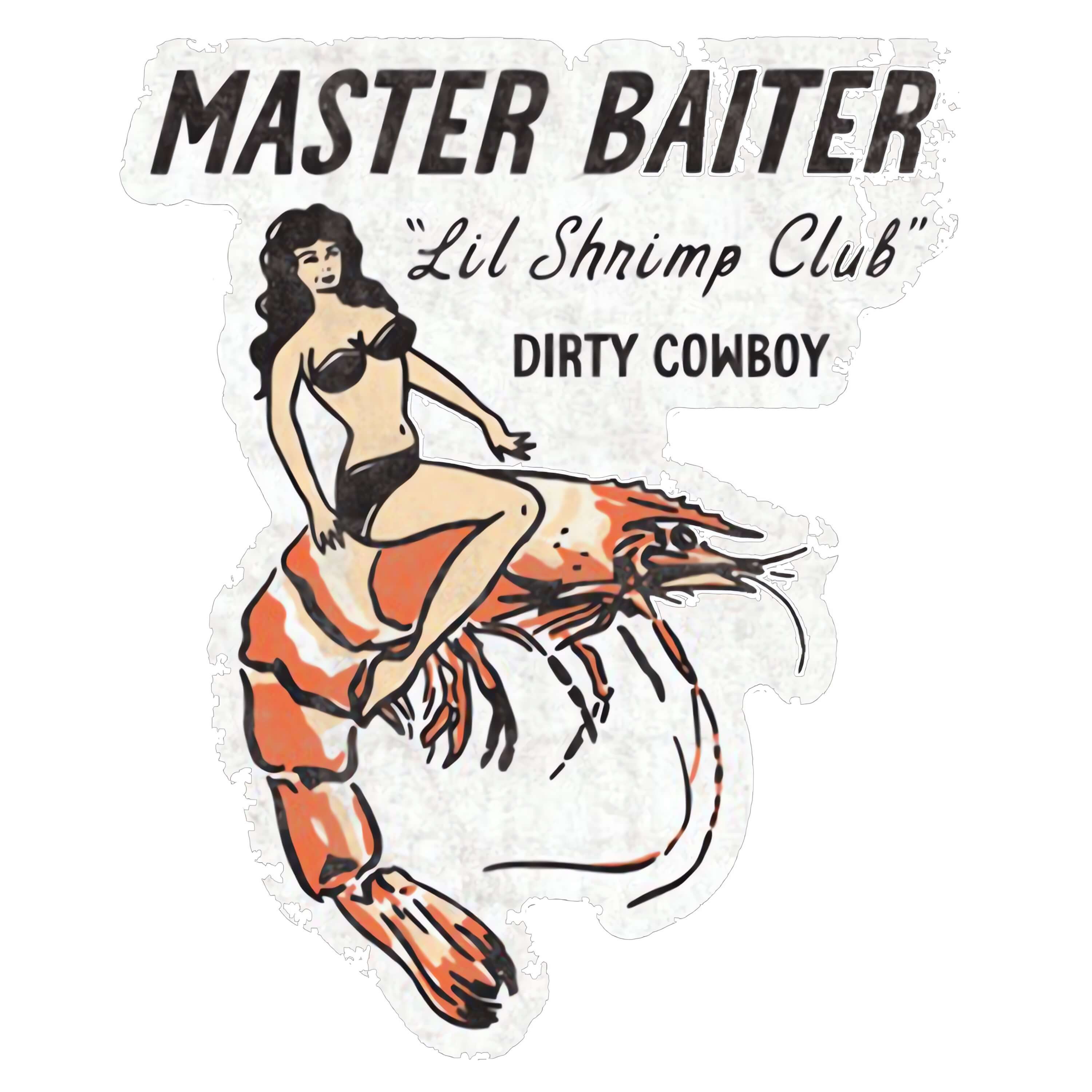 Master Baiter 'Lil Shrimp Club Decal